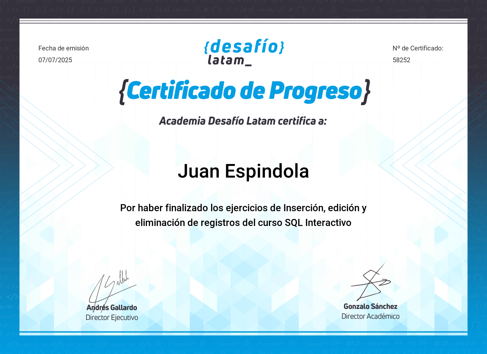 SQL Interactivo - InserciÃ³n, ediciÃ³n y eliminaciÃ³n