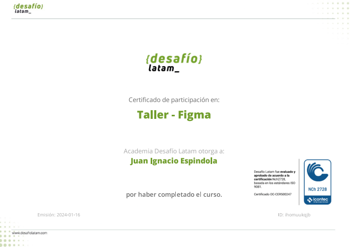 Certificación en uso de Figma