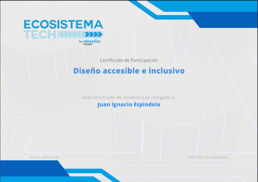 Certificación de Accesibilidad