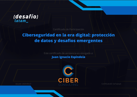Certificación de Ciberseguridad