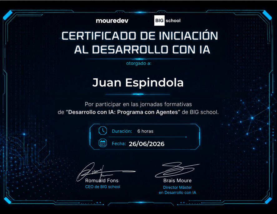 Desarrollo con IA