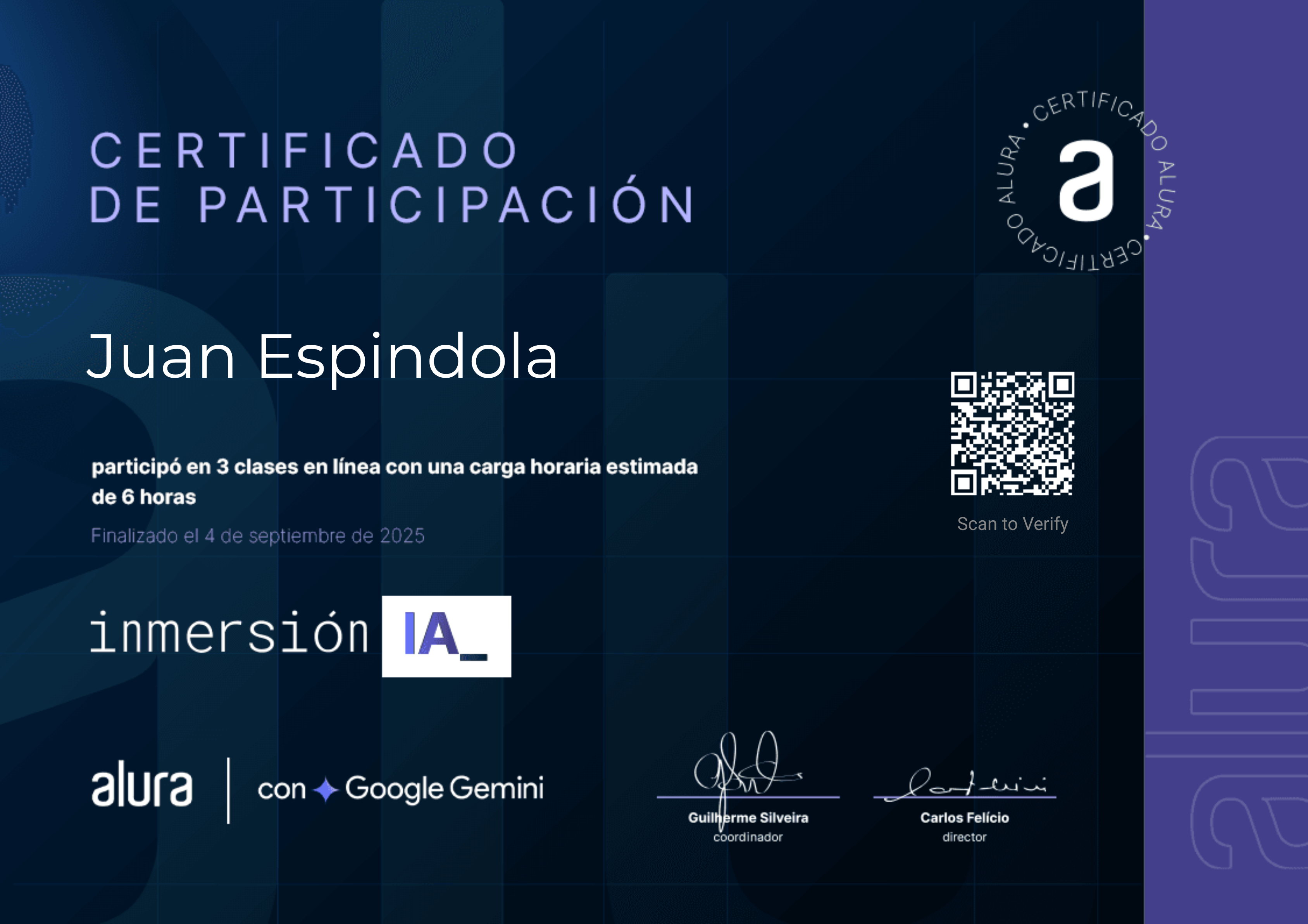 InmersiÃ³n IA - Alura con Google Gemini