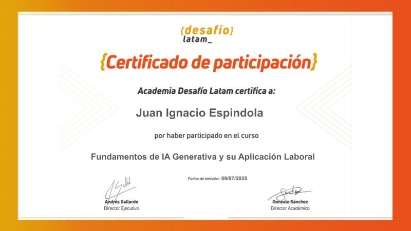 Certificación en IA generativa